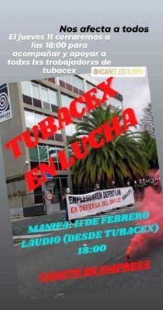 No al ERE en Tubacex: Huelga+movilizaciones