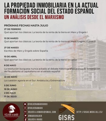 Marxismo y propiedad inmobiliaria en la actual formación social