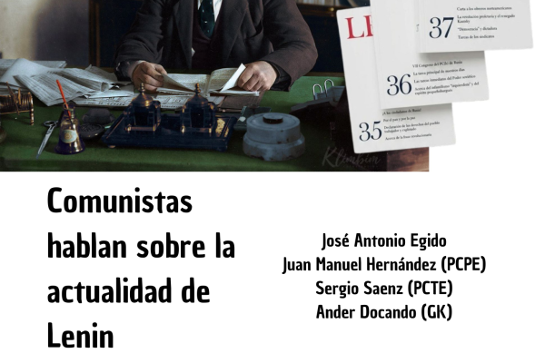 Presentación de las obras completas de Lenin en Bilbao