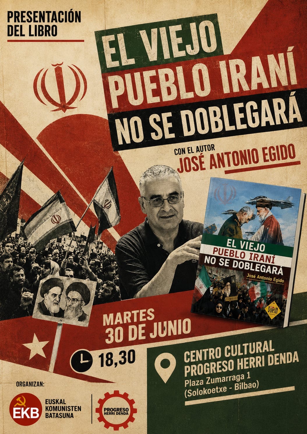 Egido presenta su libro ‘El viejo pueblo iraní no se doblegará’